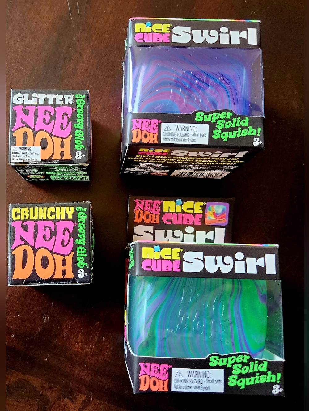 Lot of 4 Schylling Needoh Nice Cubes & More
